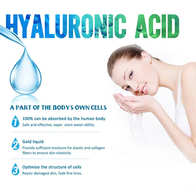ARTISCARE Hyaluronic Acid Serum 2PCS Moisturizing and Wrinkles HA Essence for Face Skin Care Firming Facial Cream