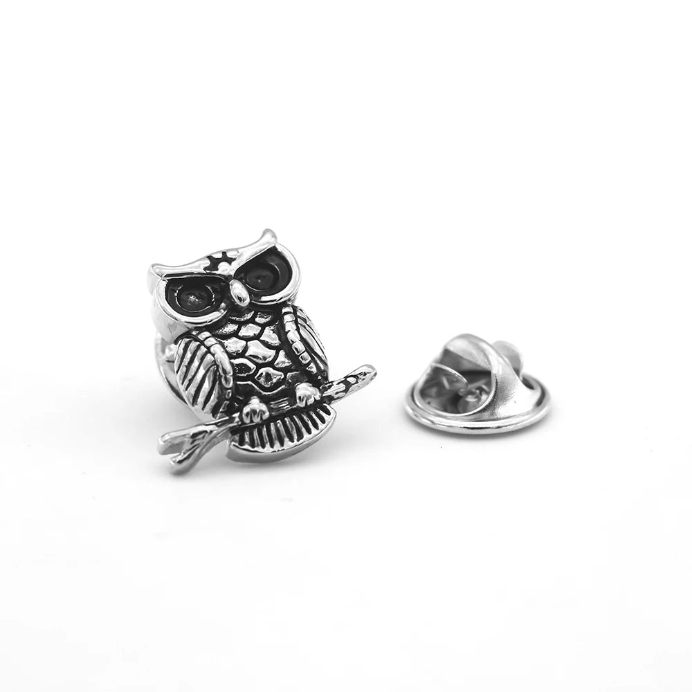 Men's Fashion Brooch Lady's Lapel Pin Clothing Backpack Badge Quality Brass Material Building Blocks Design Suit Pin For Men