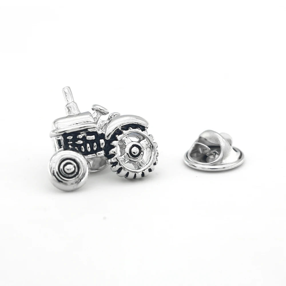 Men's Fashion Brooch Lady's Lapel Pin Clothing Backpack Badge Quality Brass Material Building Blocks Design Suit Pin For Men