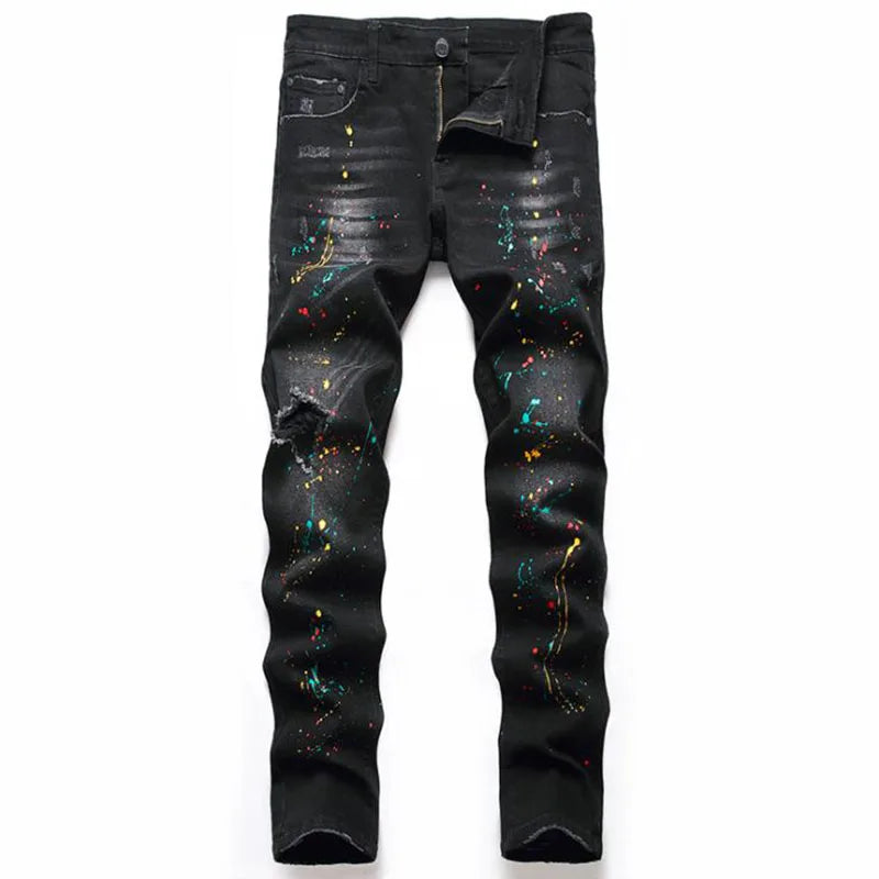 New Streetwear Hip Hop Cargo 2022 Pants Mens Jeans Elastic Waist Harem Pants Men Joggers Jeans Autumn and Spring Men Trousers