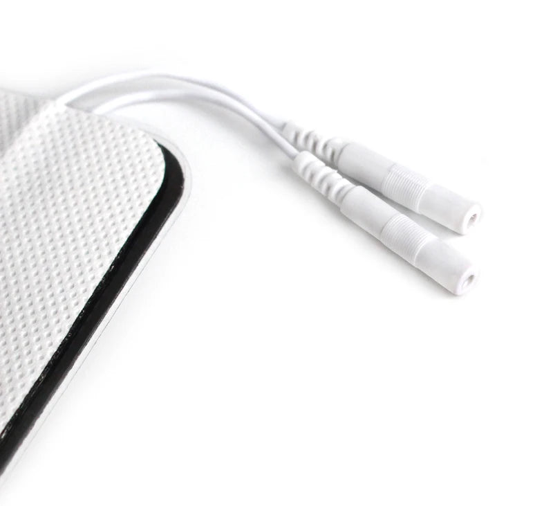 10/20Pcs Electrode Pads 2mm Plug Self Adhesive Replacement for Tens Acupuncture Electrode Pads Square Muscle Stimulator Slimming