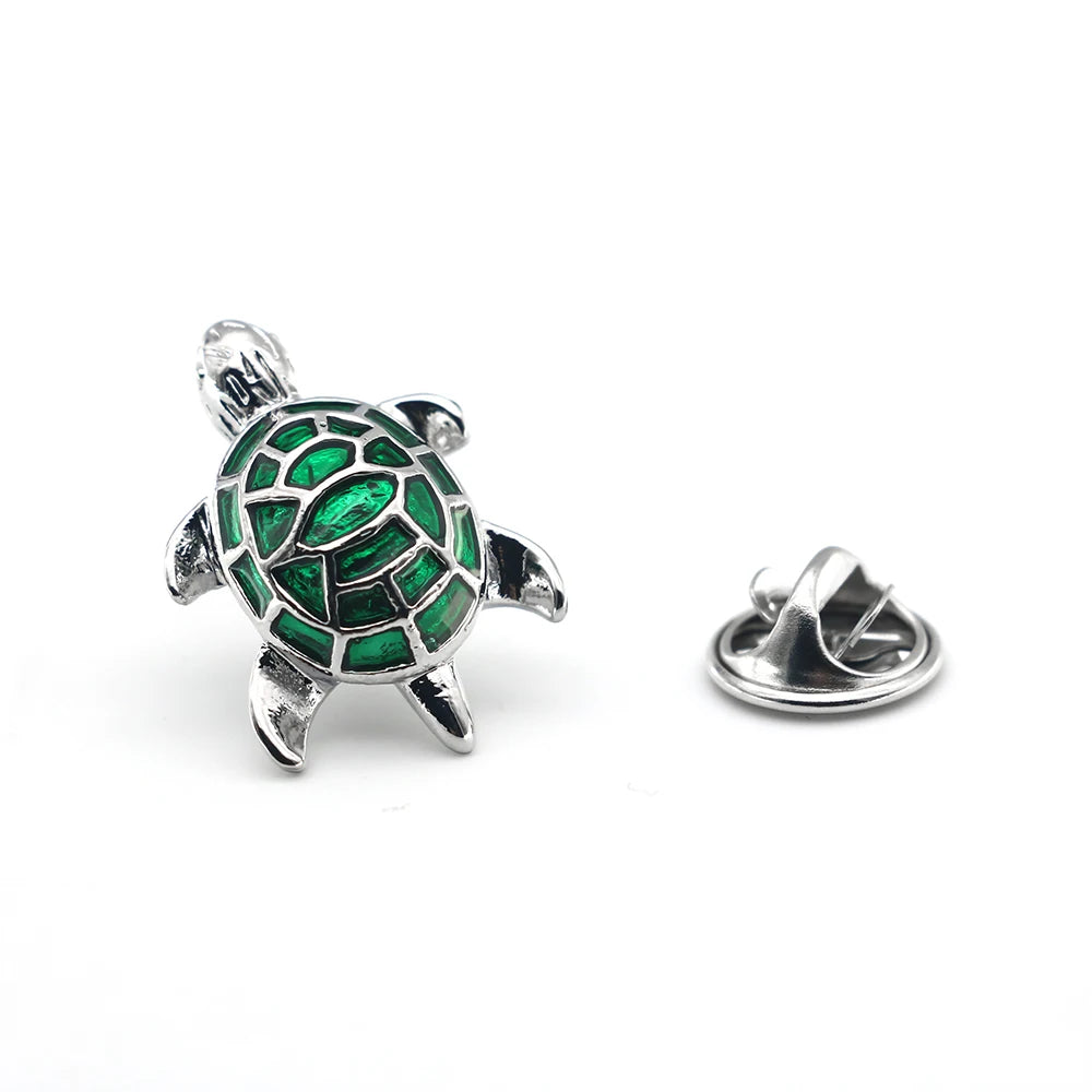Men's Fashion Brooch Lady's Lapel Pin Clothing Backpack Badge Quality Brass Material Building Blocks Design Suit Pin For Men