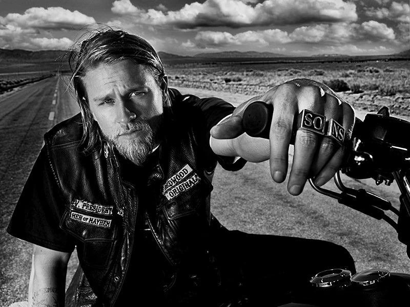 Sons of Anarchy Classical Motorcycle Biker Leather Vest Men Genuine Leather Sleeveless Jackets  REAL Cowhide Motorcade Vest 6XL