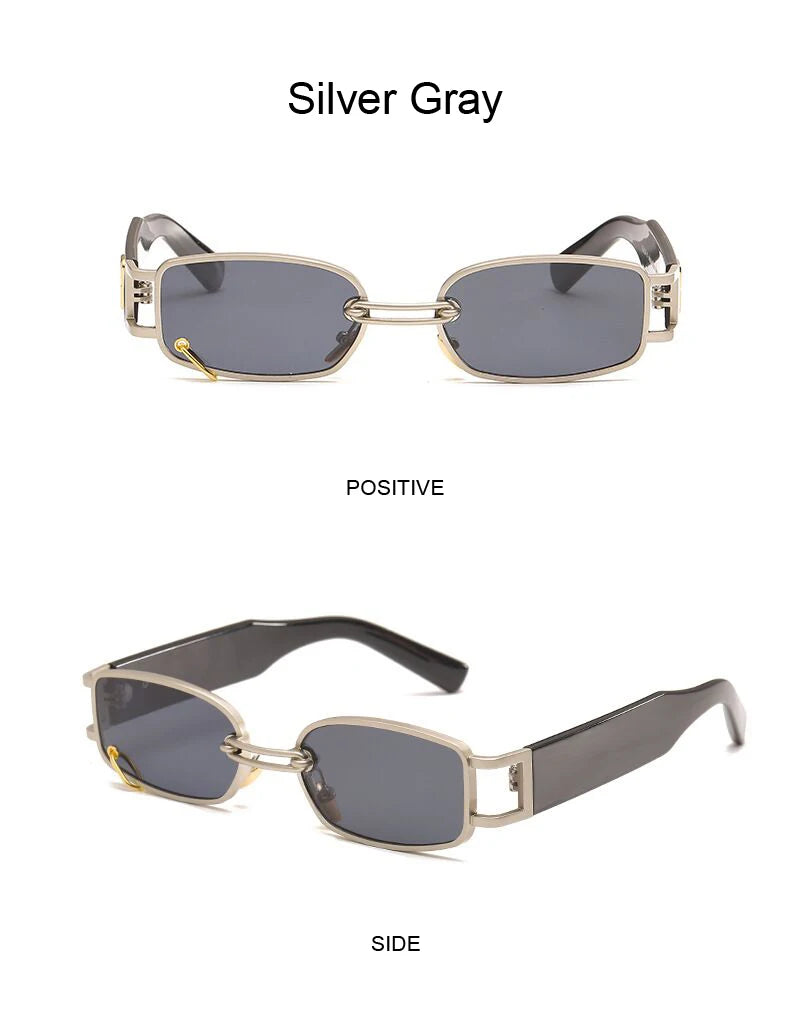 2021 Quadratische Sonnenbrille Damen Luxusmarke Reise Kleine Rechteckige Sonnenbrille Weibliche Mode Retro Lunette De Soleil Femme