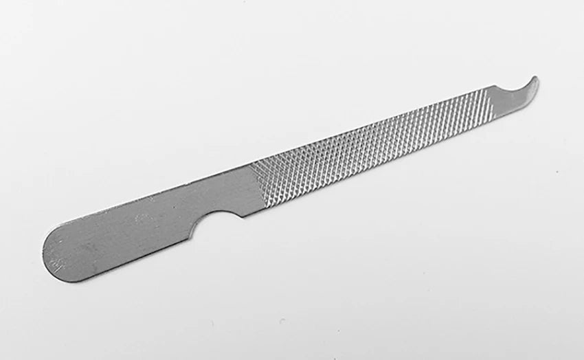 3PCS/Lot Stainless Steel Nail File and Buffer, 92mm Long, All Purpose, for Natural Nails, Fingernail File Manicure Care Tool