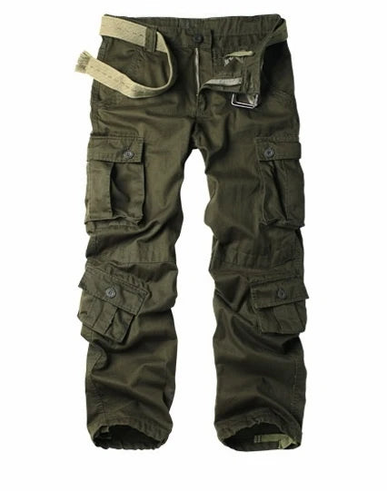 2023 Autumn Korean style washing wine red cotton overalls pants men casual loose Multi-pocket cargo pants for men,28-42