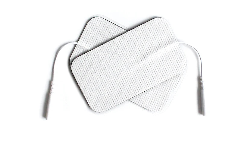 10/20Pcs Electrode Pads 2mm Plug Self Adhesive Replacement for Tens Acupuncture Electrode Pads Square Muscle Stimulator Slimming