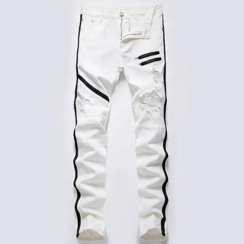 New Streetwear Hip Hop Cargo 2022 Pants Mens Jeans Elastic Waist Harem Pants Men Joggers Jeans Autumn and Spring Men Trousers