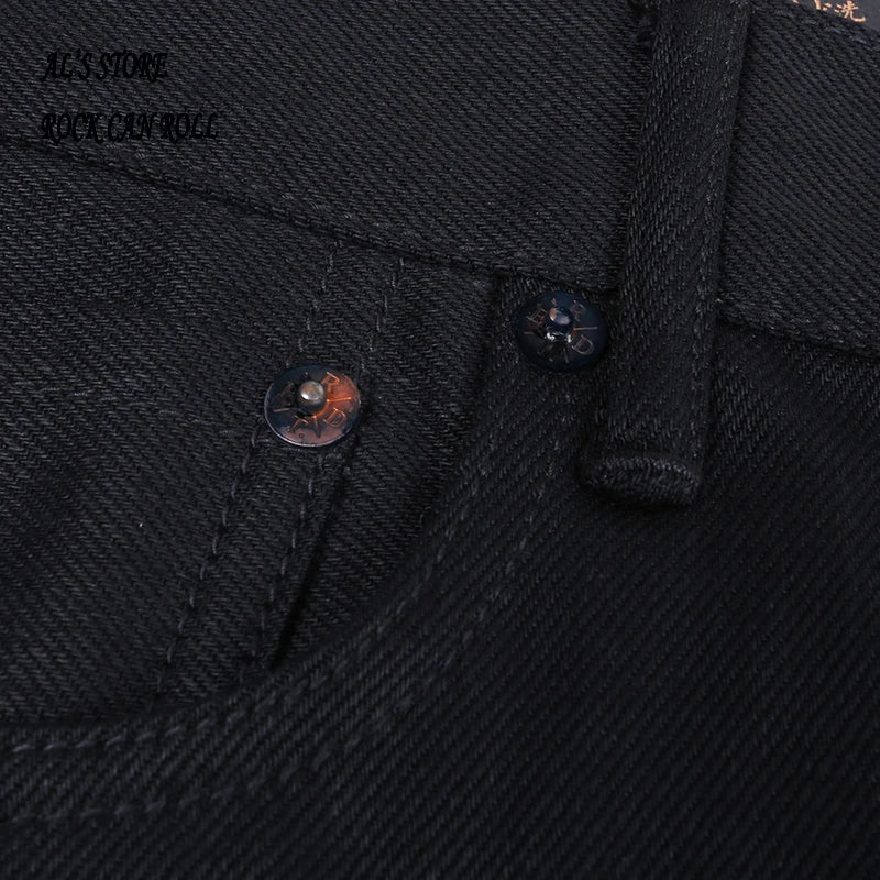 511xx-0006 Red Tornado Indigo Selvage Unwashed Slim Pants Unsanforised Raw Denim Jeans 14.5oz
