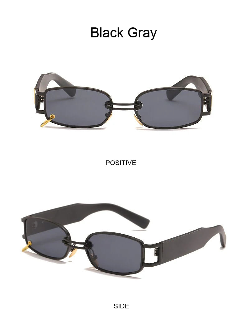 2021 Quadratische Sonnenbrille Damen Luxusmarke Reise Kleine Rechteckige Sonnenbrille Weibliche Mode Retro Lunette De Soleil Femme