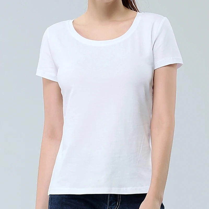 Design Your Own Custom T-shirt !00% Cotton White Men Women Tops Tees Add Print Personalized Photo Logo Family Breathable Tshirt