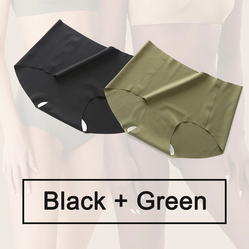 2PCS/Set Seamless Panties Sexy Lingerie Women Underwear Soft Intimate Female Woman's Lingerie Invisible Underpants Briefs Pantys
