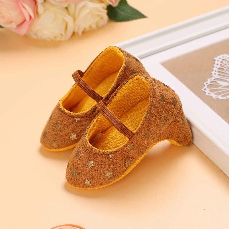 2026 VALEN SINA 0-12M Infant Newborn Baby Girl High Heels Shoes Princess Bow First Birthday Party Shoes Photo Props Shoes