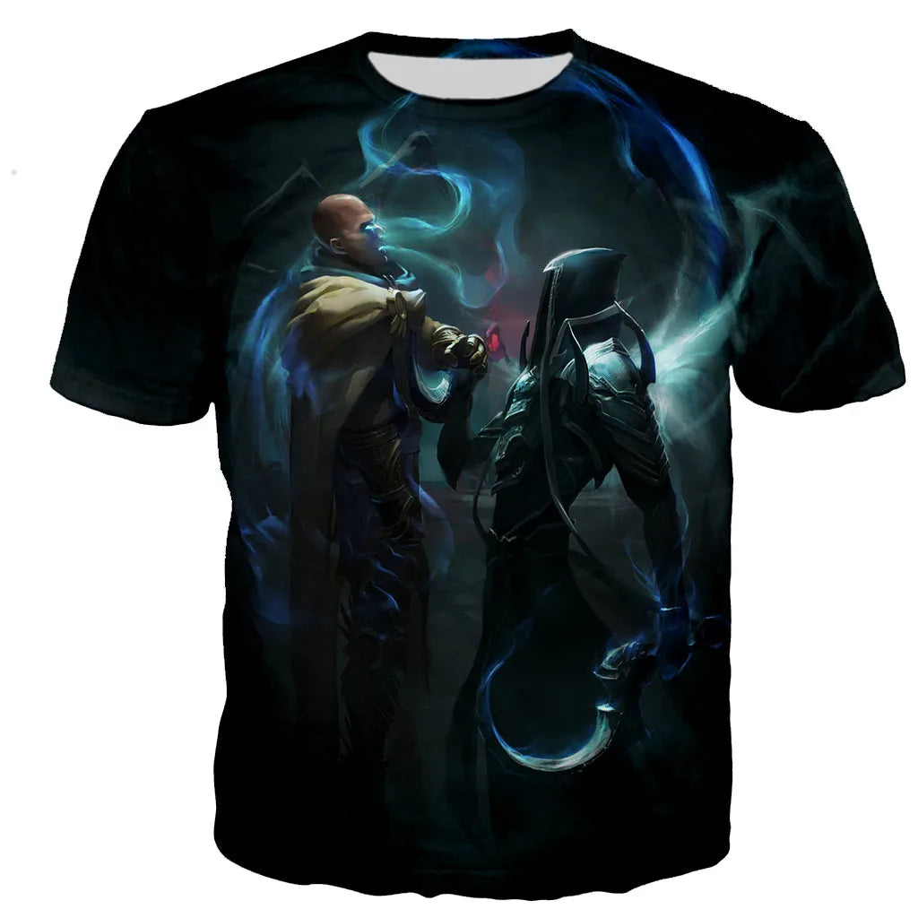 Diablo 3 Reaper of Soul T-Shirt Herren/Damen 3D-gedruckte T-Shirts Freizeit Harajuku-Stil T-Shirt Streetwear Tops Dropshipping110/6XL
