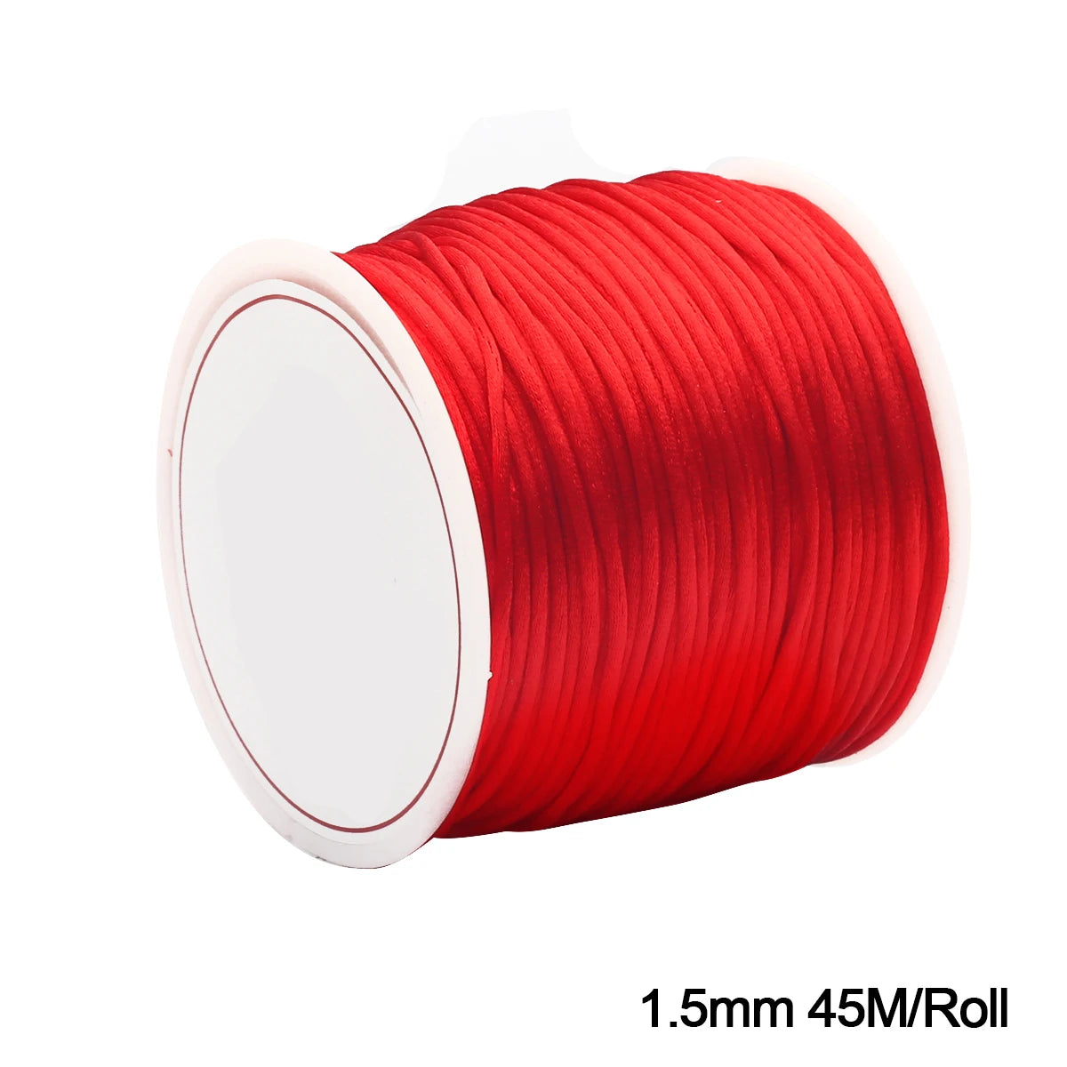 0.2-2.5mm Red Nylon Cord Thread Chinese Knot Macrame Cord Bracelet Braided String For Jewelry Making DIY Tassels Beading Thread
