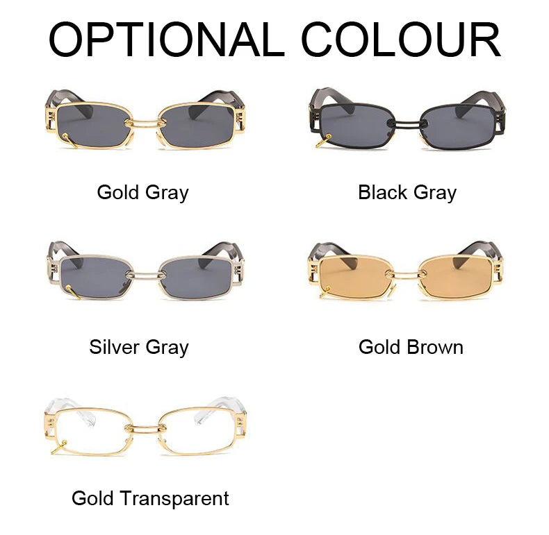 2021 Quadratische Sonnenbrille Damen Luxusmarke Reise Kleine Rechteckige Sonnenbrille Weibliche Mode Retro Lunette De Soleil Femme