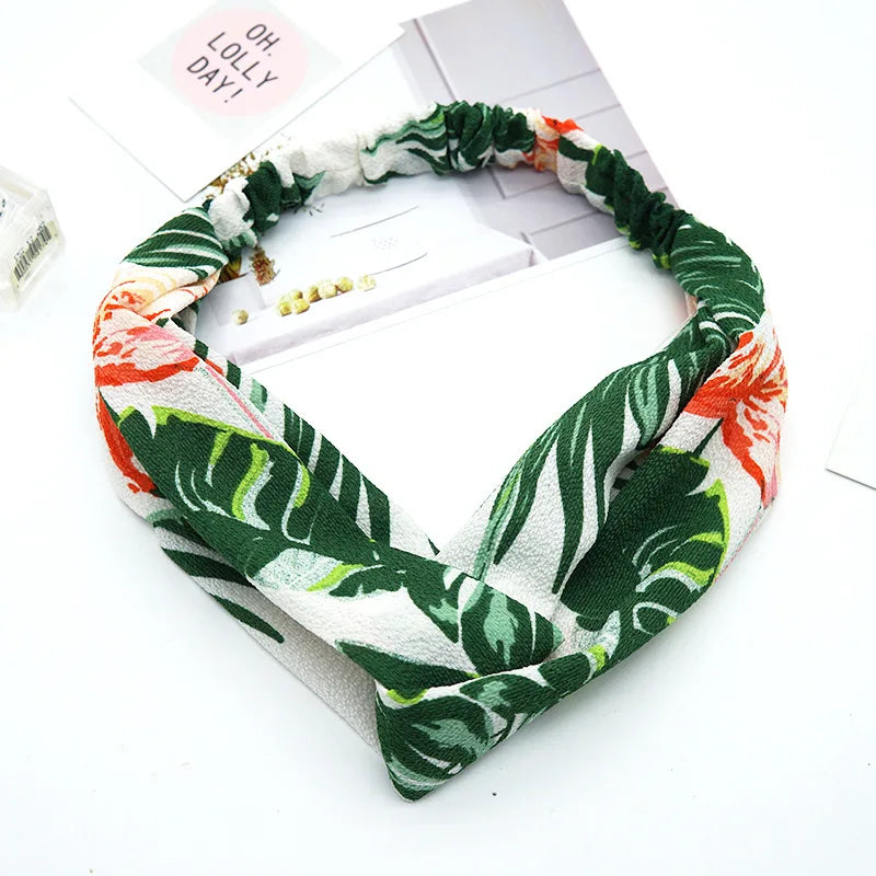 Multiple Styles Fashion Hot Sale  Simple Wild Fashion Lady Hair Cloth Bow Knot Headband Hair Ties Rope Girl Hair Accessories