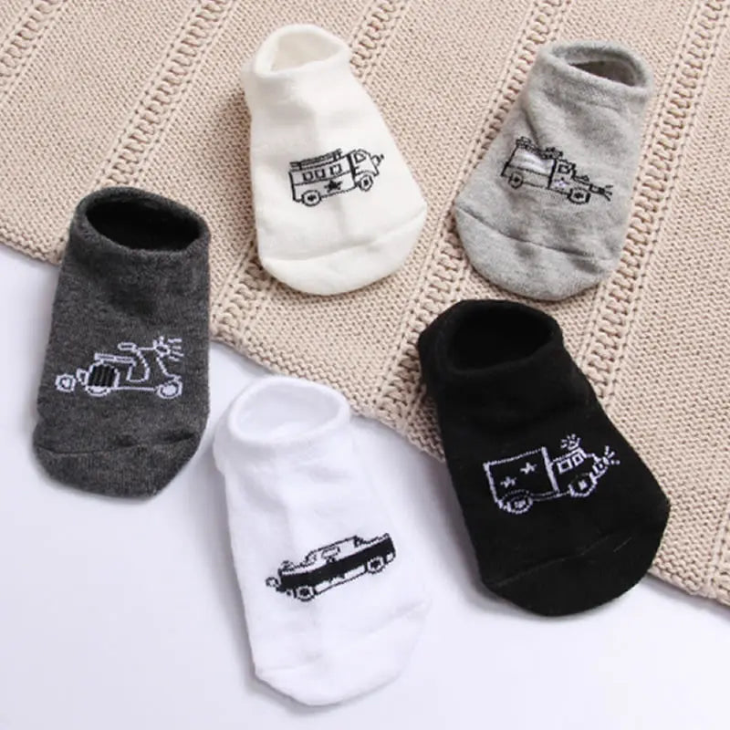 New Children's Socks Children's Spring and Summer No-Show Socks Cartoon Hidden Sock Cotton kids ankle Socks
