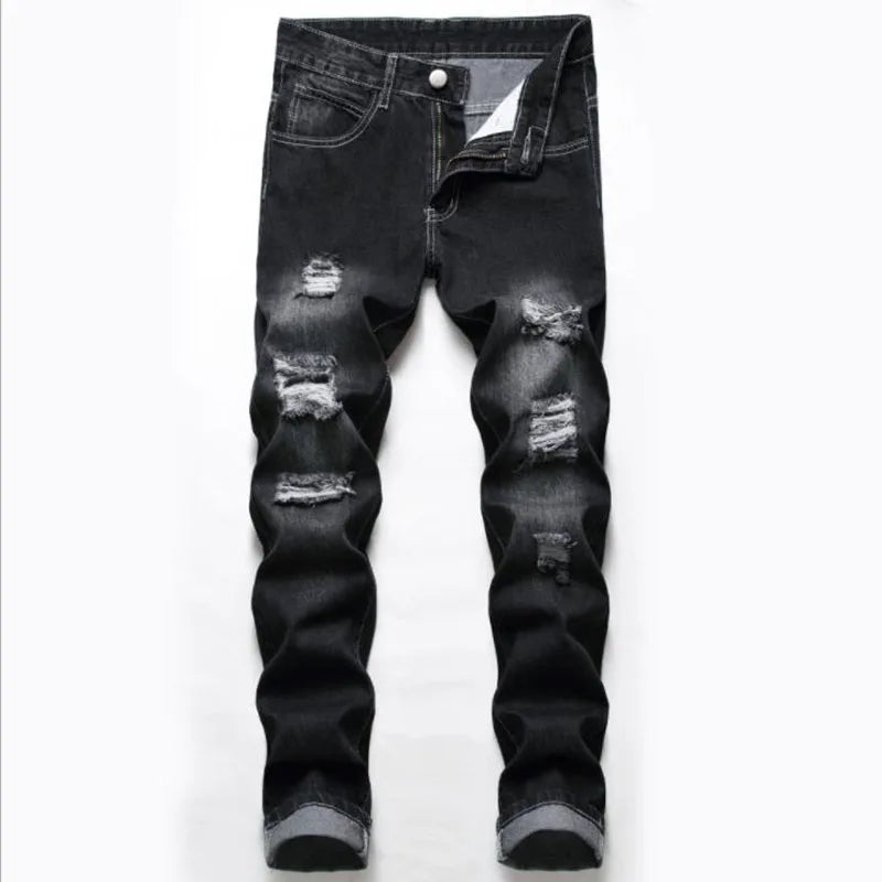 New Streetwear Hip Hop Cargo 2022 Pants Mens Jeans Elastic Waist Harem Pants Men Joggers Jeans Autumn and Spring Men Trousers