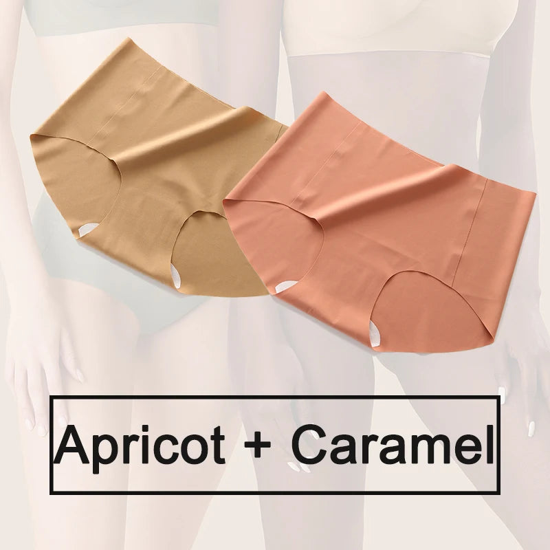 2PCS/Set Seamless Panties Sexy Lingerie Women Underwear Soft Intimate Female Woman's Lingerie Invisible Underpants Briefs Pantys