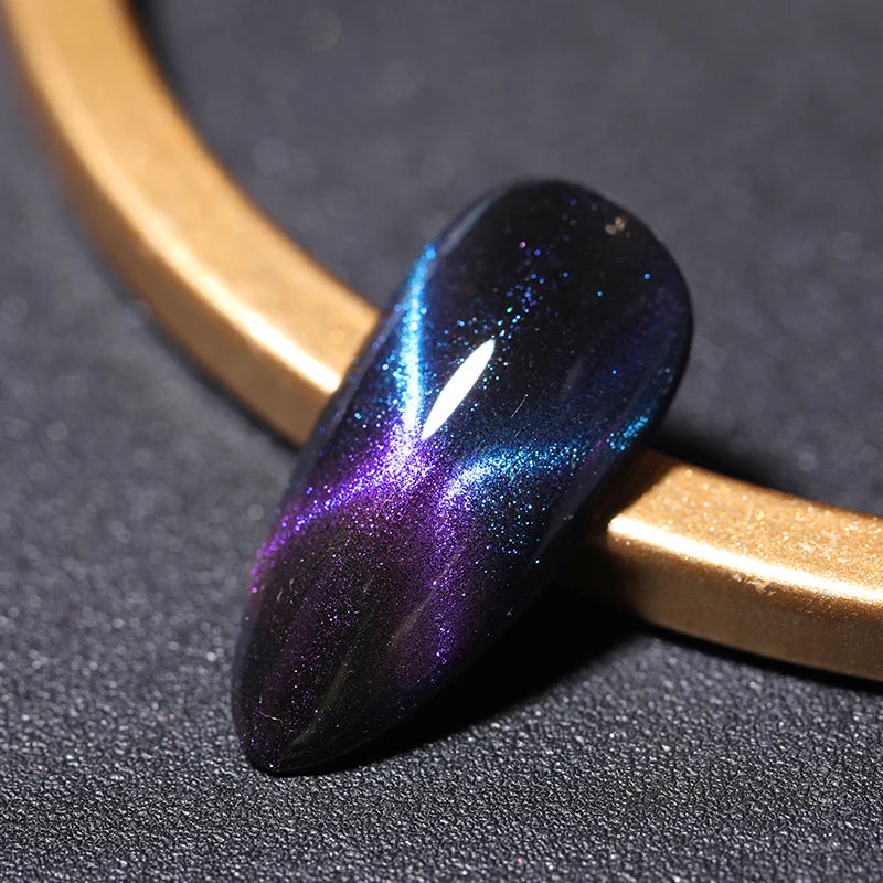 LILYCUTE 7ml 9D Cat Magnetic Gel Nail Polish Iridescent Magnet Semi Permanent Soak Off UV LED Manicure For Nail Art Gel Varnish