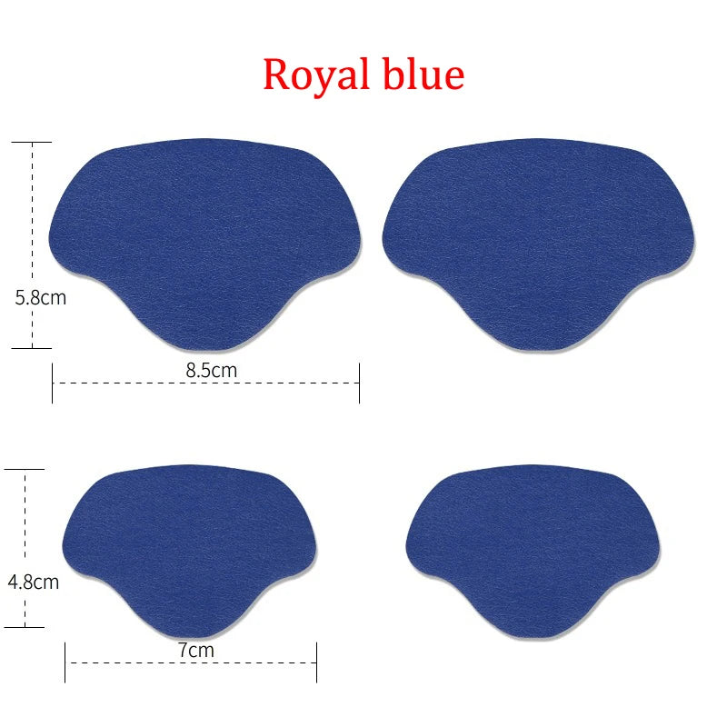 4pcs Insoles Patch Heel Pads for Sport Shoes Adjustable Size Antiwear Feet Pad Cushion Insert Insole Heel Protector Back Sticker