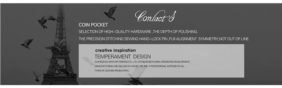 Contact's Women Wallets Genuine Leather Card Holder Female Purse Zipper Wallet For Women Fashion Clutch Bag Rfid Men Wallets