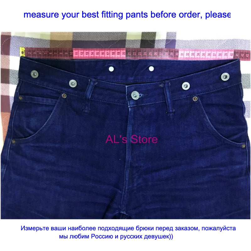 511xx-0006 Red Tornado Indigo Selvage Unwashed Slim Pants Unsanforised Raw Denim Jeans 14.5oz