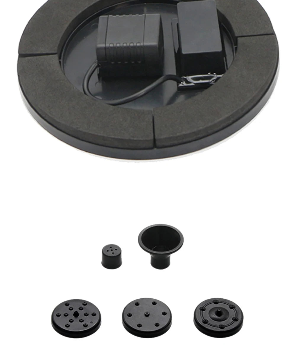 Mini Solar Water Fountain Pool Pond Waterfall Fountain Garden Decoration Outdoor Bird Bath Solar Powered Fountain Floating Water