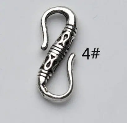 100% Plata de ley 925 Cierres de Conexión S Alta Calidad Multi Tamaño Collar Pulseras Corchetes Ganchos DIY Joyería Haciendo Dijes