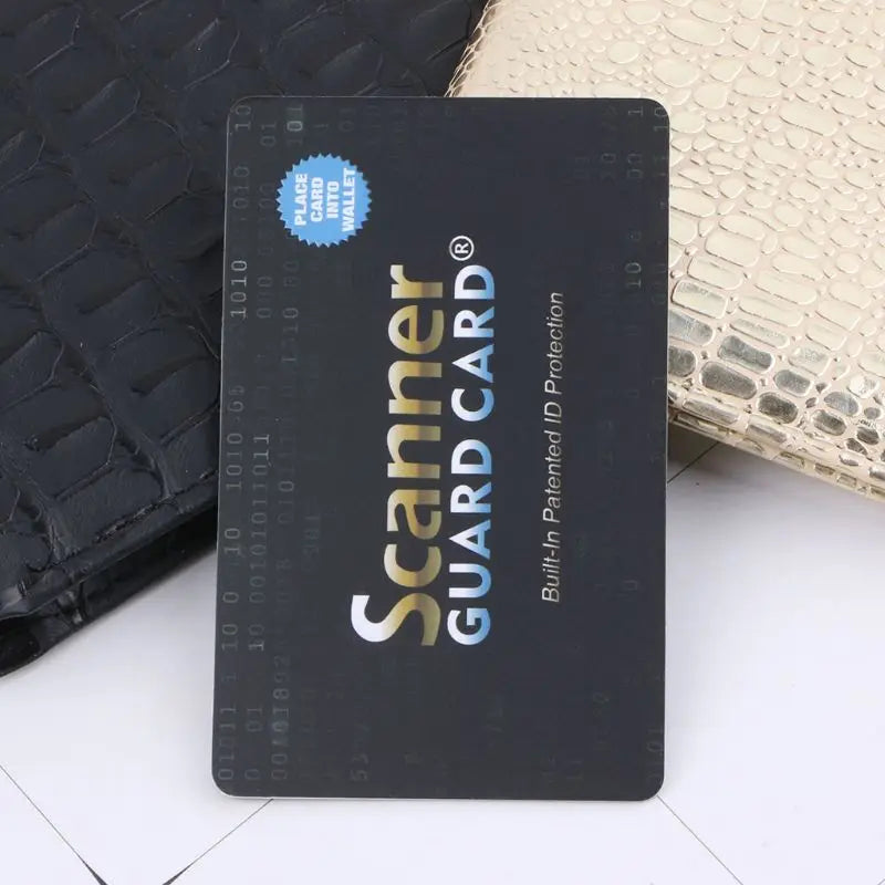 High Quality Portable Credit Card Protector RFID Blocking NFC Signals Shield Secure For Passport Case Purse