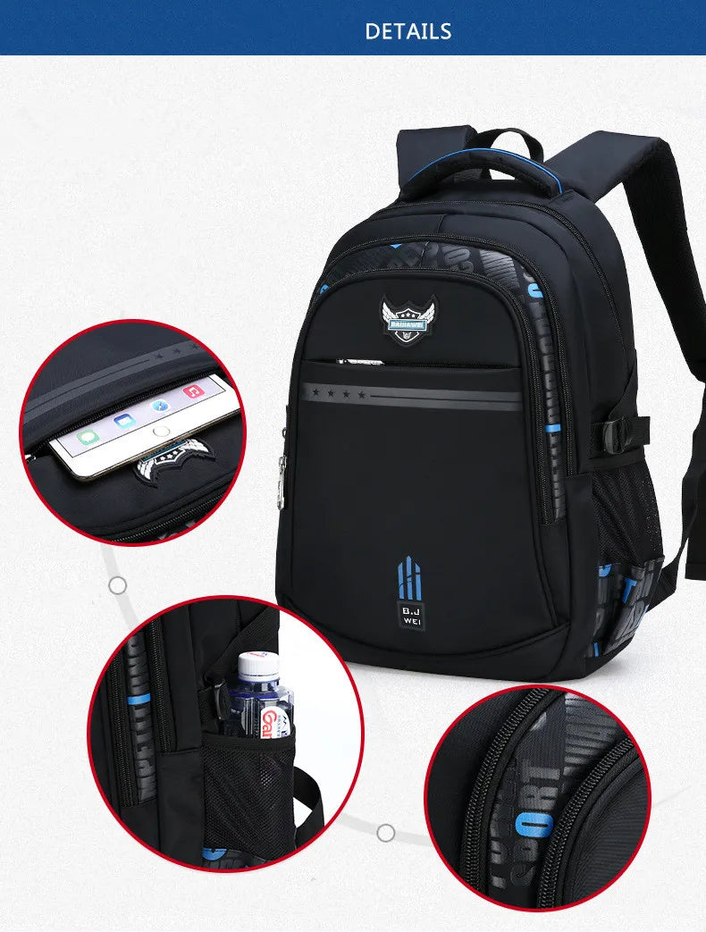 NEW Children Orthopedics School Bags Kids Backpack In Primary Schoolbag For Teenager Boys Waterproof Backpacks Book Bag mochila