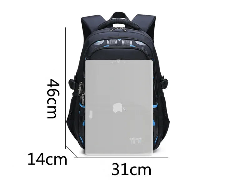 NEW Children Orthopedics School Bags Kids Backpack In Primary Schoolbag For Teenager Boys Waterproof Backpacks Book Bag mochila