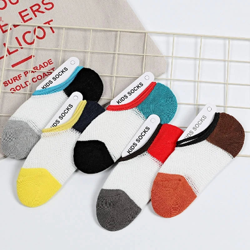 New Children's Socks Children's Spring and Summer No-Show Socks Cartoon Hidden Sock Cotton kids ankle Socks