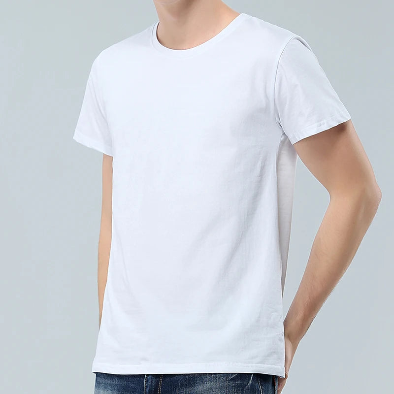 Design Your Own Custom T-shirt !00% Cotton White Men Women Tops Tees Add Print Personalized Photo Logo Family Breathable Tshirt