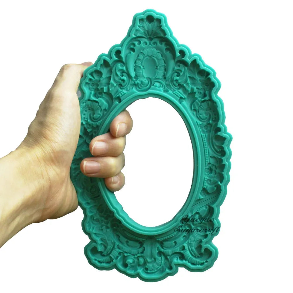 Frame silicone cake mold fondant molds cake decorating tools chocolate gumpaste mold  fondant tools soap mold