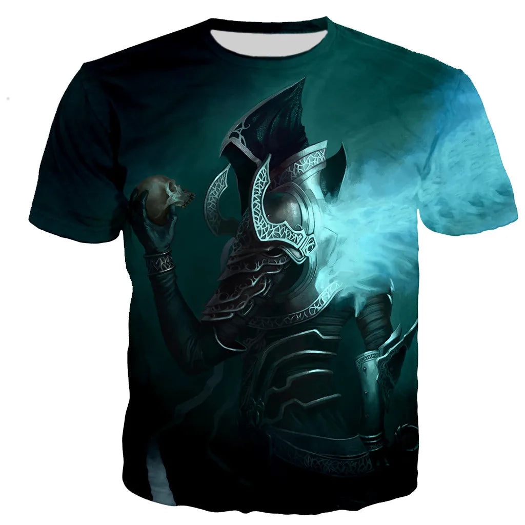 Diablo 3 Reaper of Soul T-Shirt Herren/Damen 3D-gedruckte T-Shirts Freizeit Harajuku-Stil T-Shirt Streetwear Tops Dropshipping110/6XL