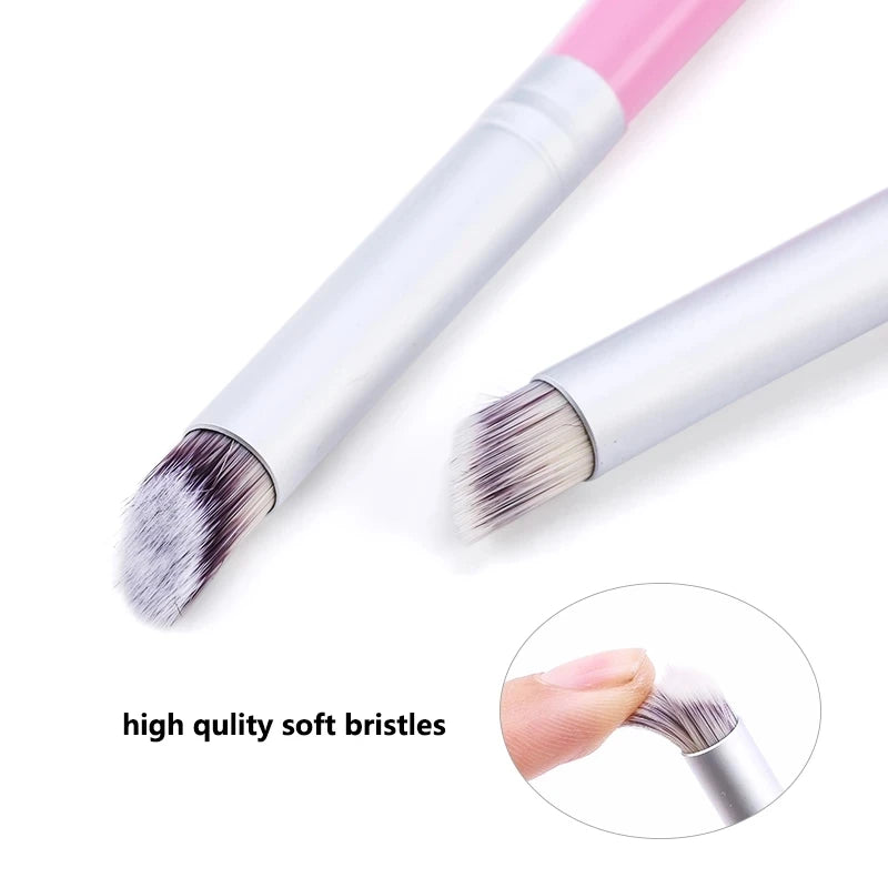 Nailart Pinselset Farbverlauf Linienmalerei Punktierstift-Kit Acrylgriff Gel-Nagellack Kristallpinsel Salon Nagel Maniküre Werkzeuge