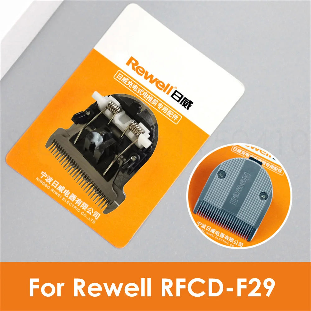 Original Electric Hair Clipper Blade Replacement Knife for Rewell Clipper Plastic Blade Parts F28 F29 S7 RFCD-F17 Trimmer Head