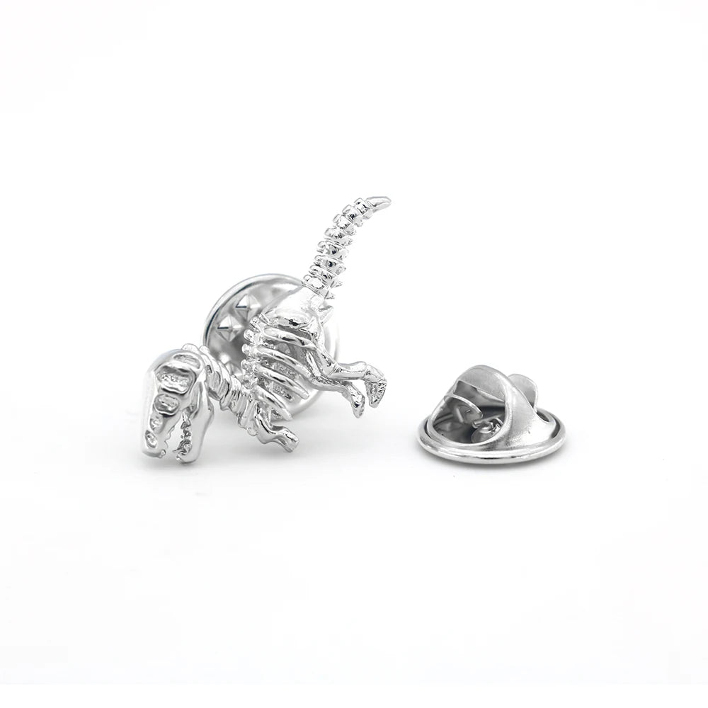 Men's Fashion Brooch Lady's Lapel Pin Clothing Backpack Badge Quality Brass Material Building Blocks Design Suit Pin For Men
