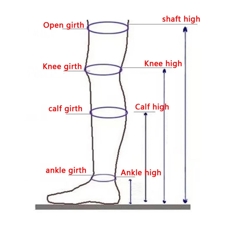JIALUOWEI New Ponyplay Style 7inch High Heel Platform Knee High Fetish Boots Size36-46