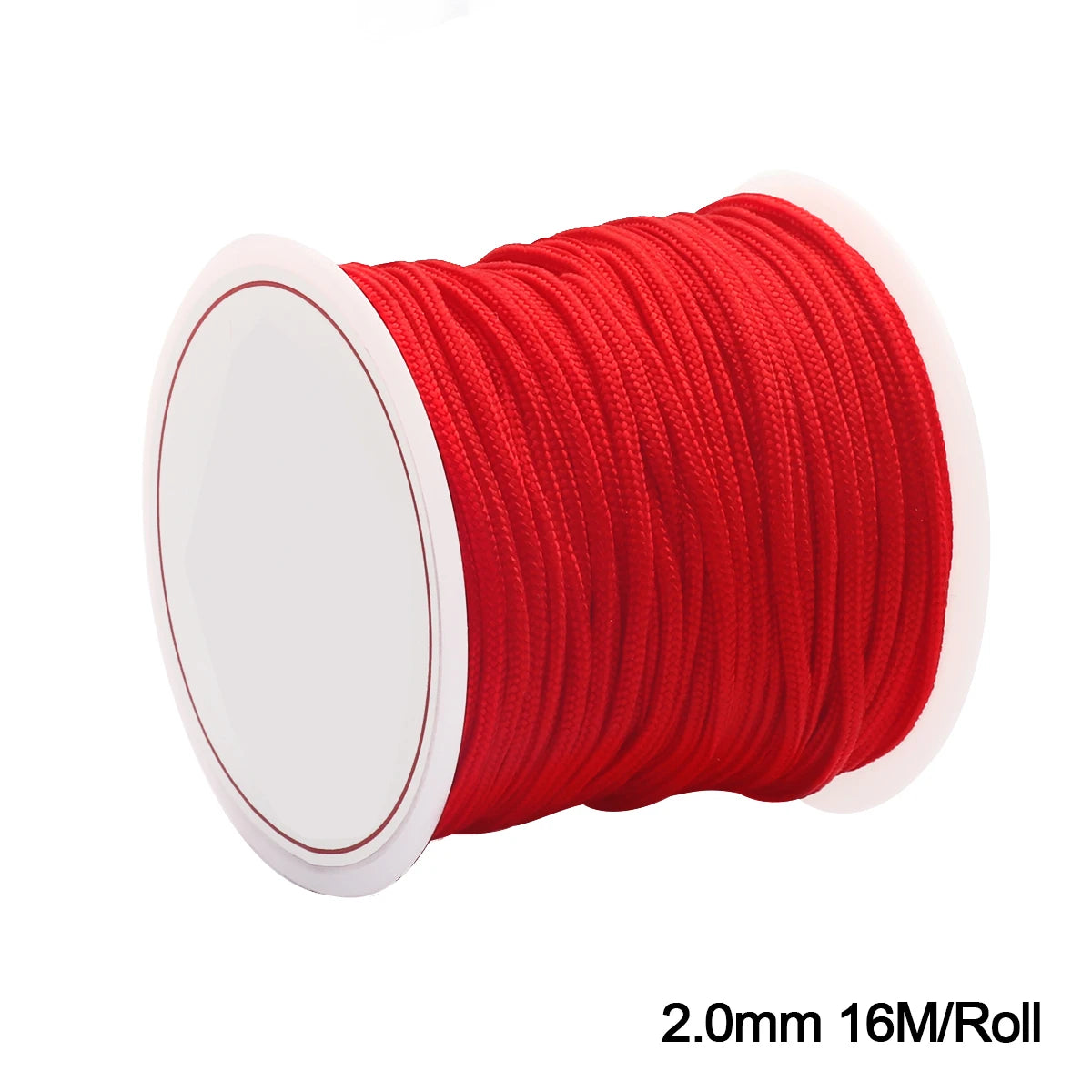 0.2-2.5mm Red Nylon Cord Thread Chinese Knot Macrame Cord Bracelet Braided String For Jewelry Making DIY Tassels Beading Thread
