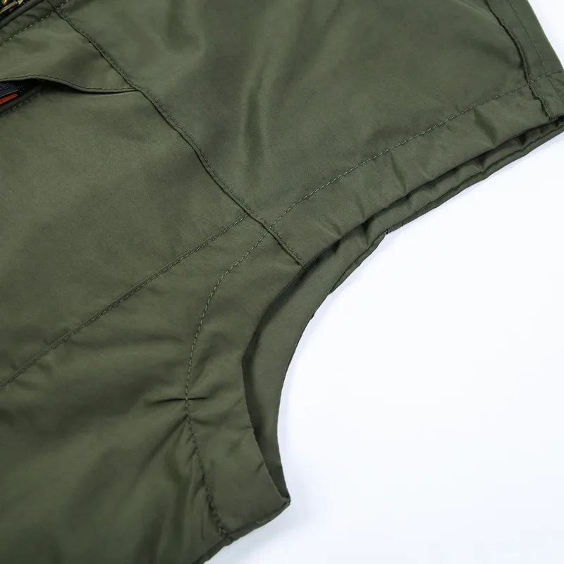 Sleeveless Vest Men Summer Breathable Waistcoat Vest Jacket Men's Outdoor Fishing Hiking Photography Vest Travel Clothing Man