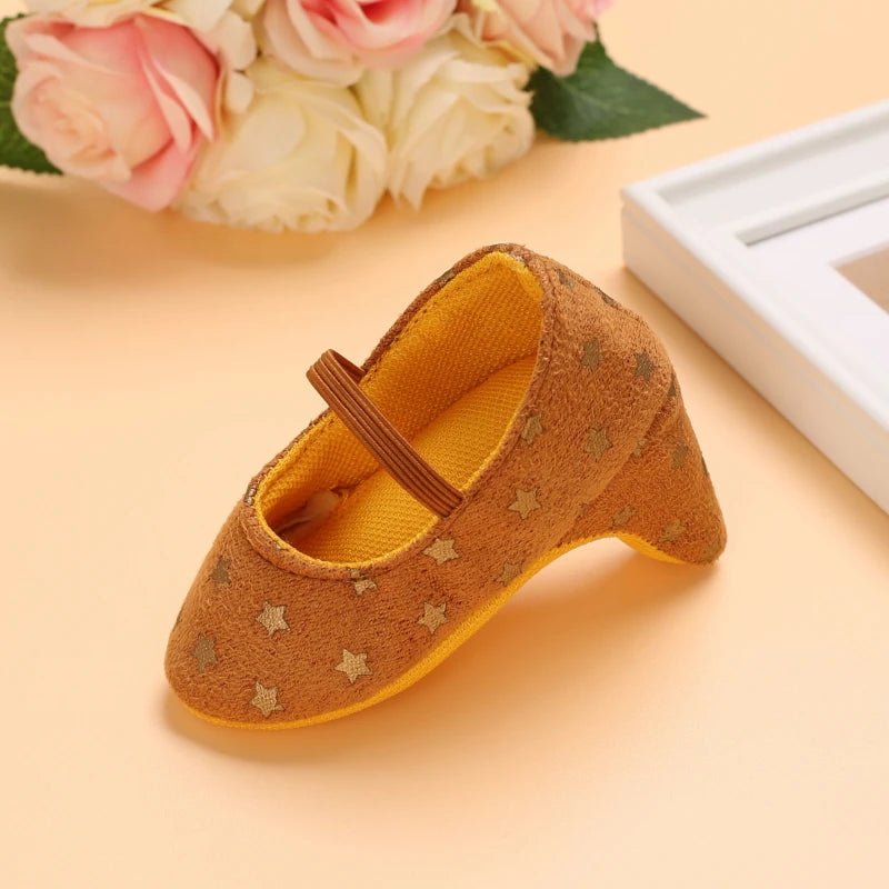2026 VALEN SINA 0-12M Infant Newborn Baby Girl High Heels Shoes Princess Bow First Birthday Party Shoes Photo Props Shoes