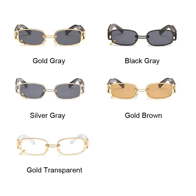 2021 Quadratische Sonnenbrille Damen Luxusmarke Reise Kleine Rechteckige Sonnenbrille Weibliche Mode Retro Lunette De Soleil Femme