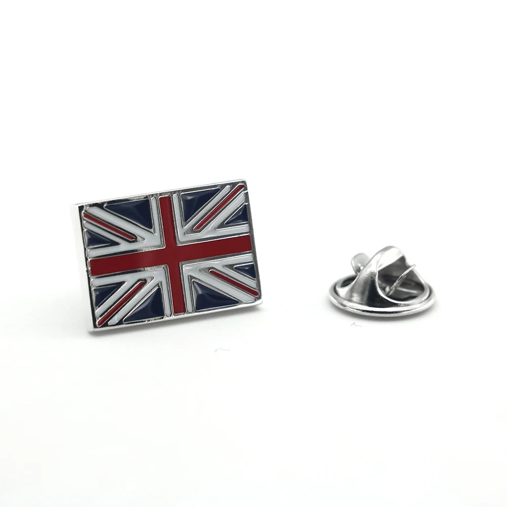 Men's Fashion Brooch Lady's Lapel Pin Clothing Backpack Badge Quality Brass Material Building Blocks Design Suit Pin For Men