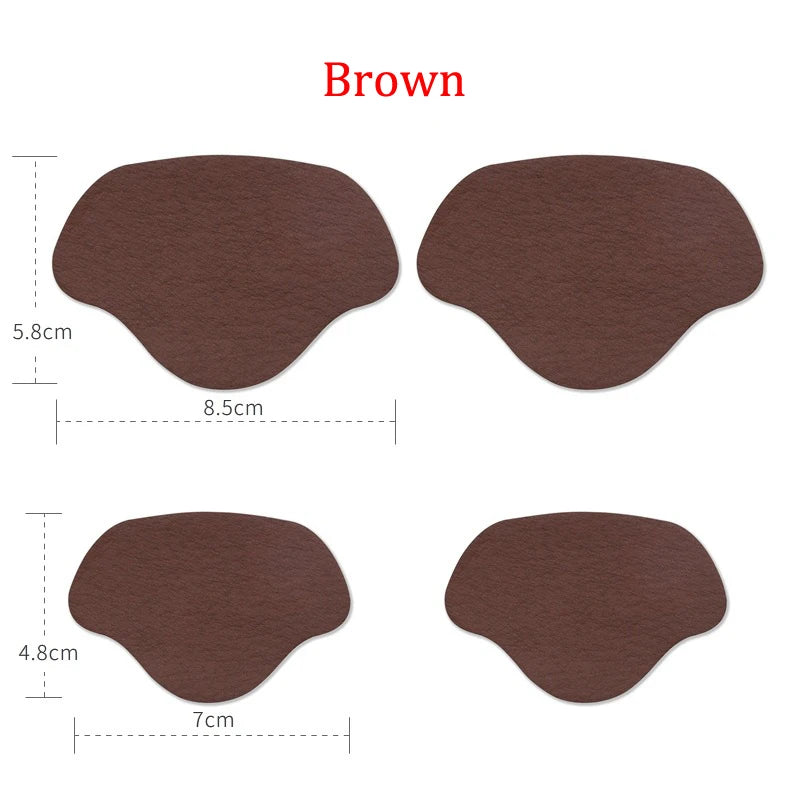 4pcs Insoles Patch Heel Pads for Sport Shoes Adjustable Size Antiwear Feet Pad Cushion Insert Insole Heel Protector Back Sticker