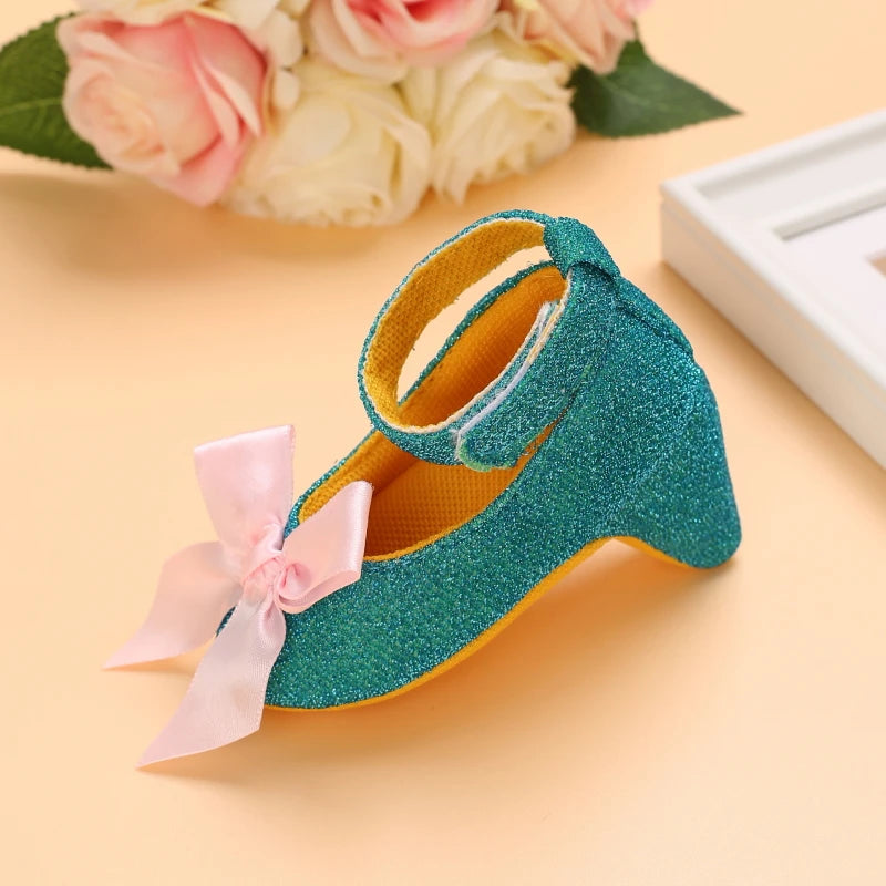 2026 VALEN SINA 0-12M Infant Newborn Baby Girl High Heels Shoes Princess Bow First Birthday Party Shoes Photo Props Shoes