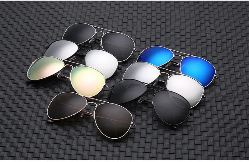 2026 New Double Bridge Sunglasse for Woman Alloy Frame Mirror Lens Sun Glasses Female Male Fashion Eyewear for Men Eyeglasses