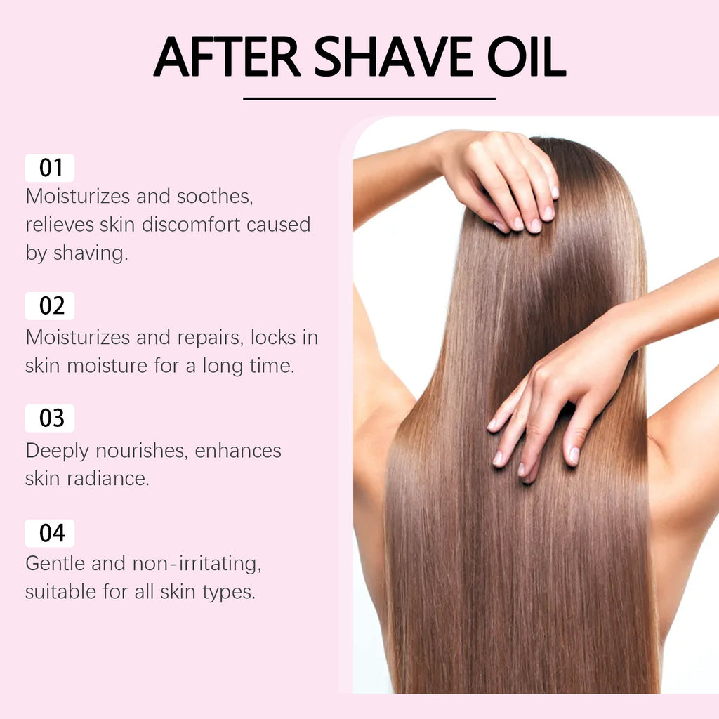 Strawberry Vanilla After Shave Oil Firming Soothing Moisturizing Softening Nourishing Smoothing Hair Removal Care Essential Oil